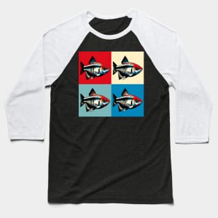 Rummy Nose Tetra - Cool Tropical Fish Baseball T-Shirt